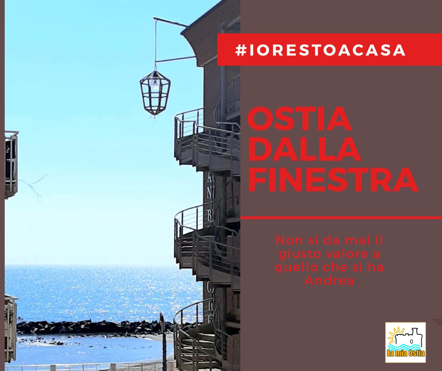 Ostia dalla finestra: mese di aprile